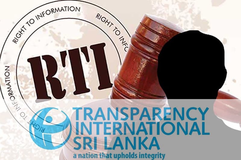 තොරතුරු කොමිසමේ (RTI) සභාපති පත්කිරීමේ ප්රමාදය ගැන ට්රාන්ස්පේරන්සි ඉන්ටනැෂනල් අප්රසාදය