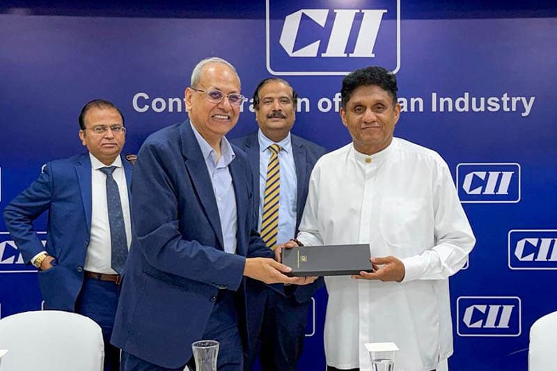 සජිත් නවදිල්ලියේ දී ඉන්දීය කර්මාන්ත සම්මේලනය සමග විශේෂ සාකච්ඡාවක