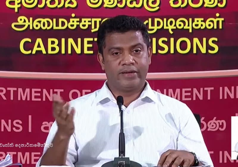 කැබිනට් මාධ්ය හමුවට කොන්දේසි පනවයි !