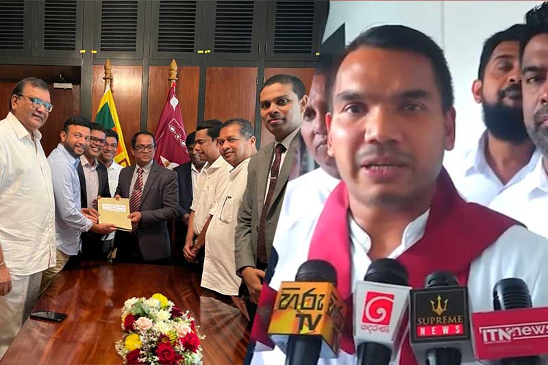 නියෝජ්ය අමාත්යවරයාට එරෙහිව විශ්වාස භංග යෝජනාව බාරදේ - සහාය දෙන බව නාමල් කියයි