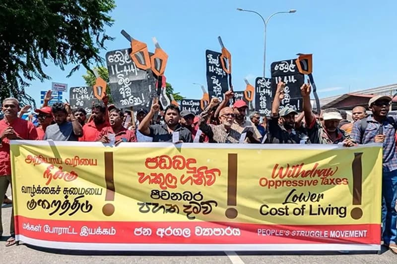 කොළඹ විරෝධතාවෙන් පසු ජන අරගල සාමාජිකයෝ හයක් අත්අඩංගුවට
