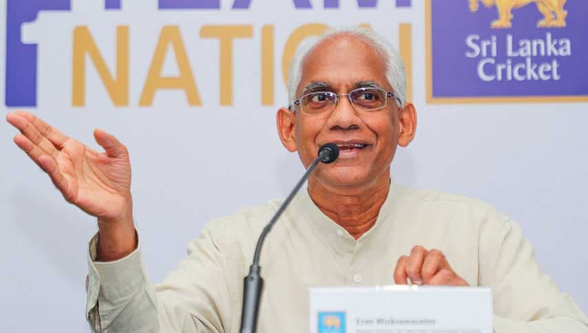 ක්රිකට් අර්බුදයේ ICC තීරණය ගැන එරාන්ගෙන් ප්රශ්න කිරීමක්