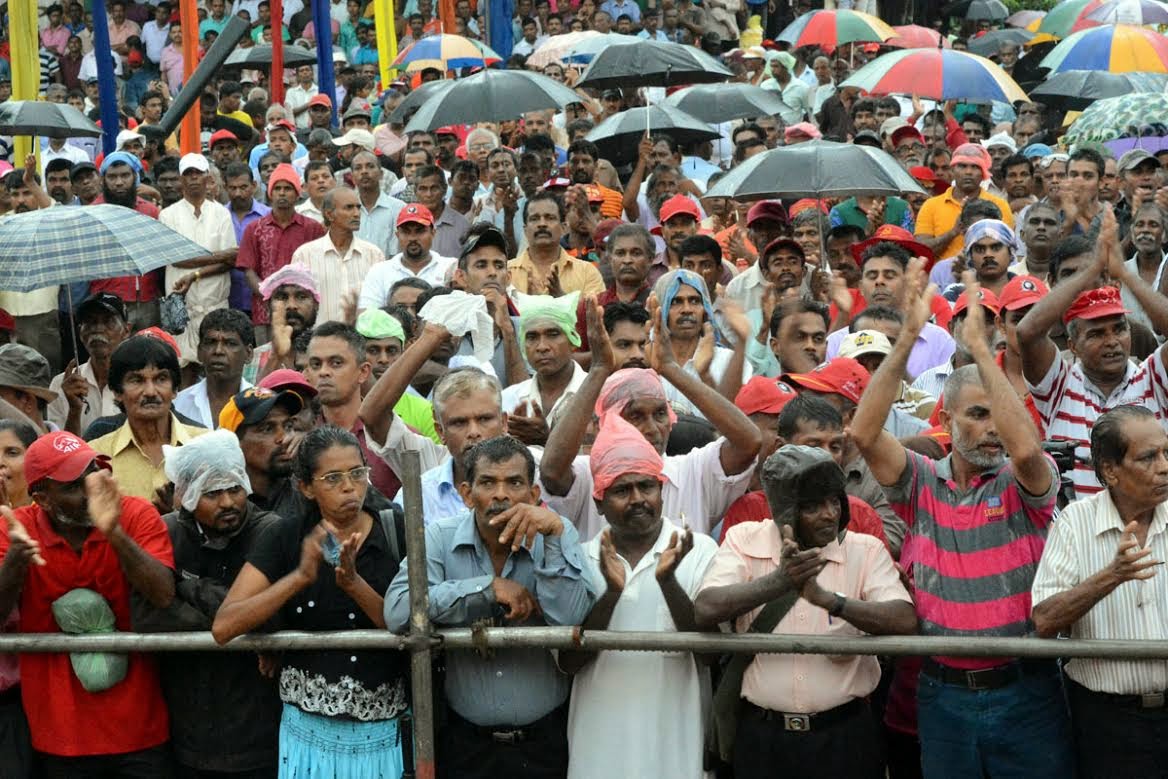 rally in Colombo