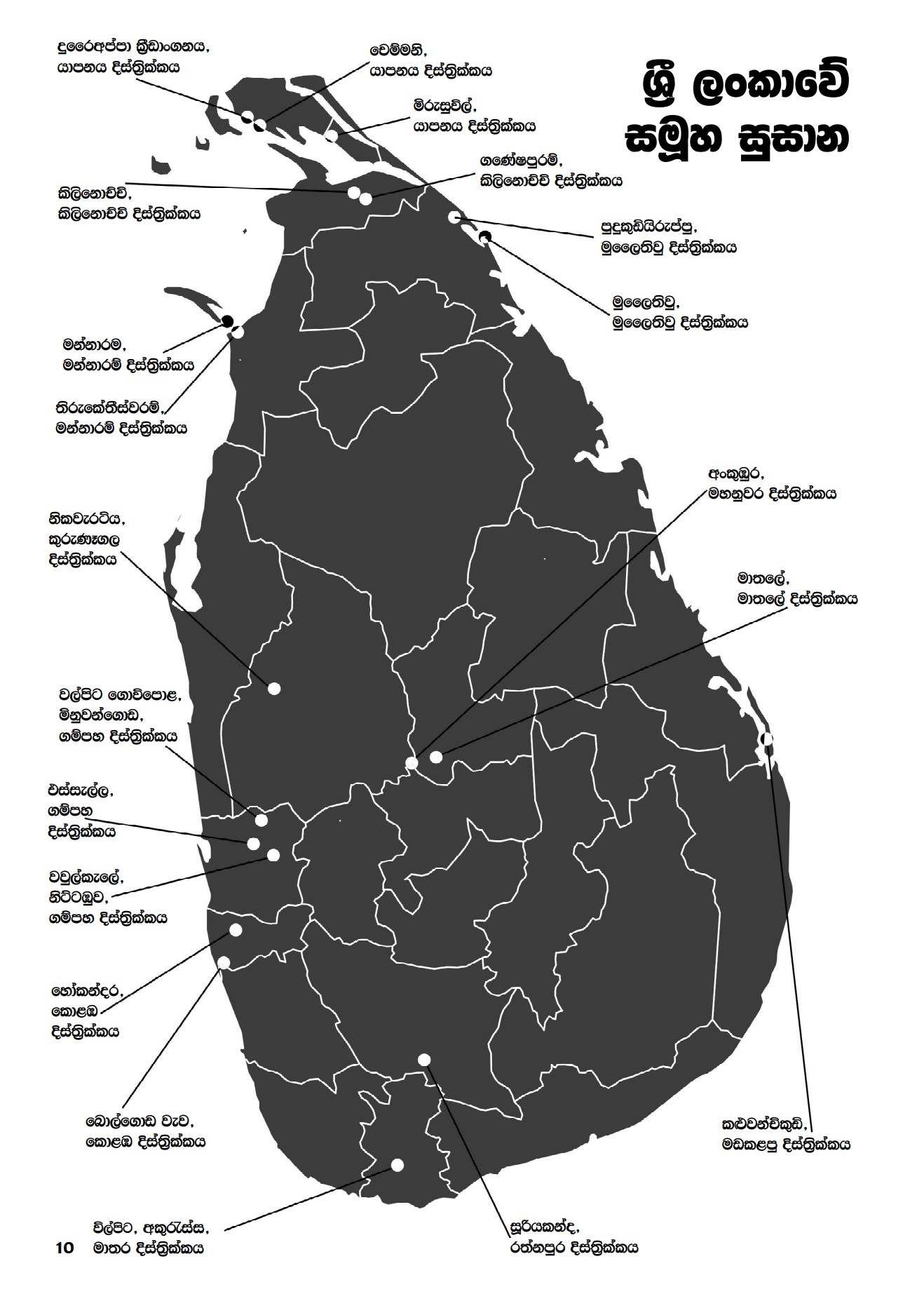 Map in Sinhala