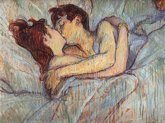 in bed the kiss 1892 henri de toulouse lautrec