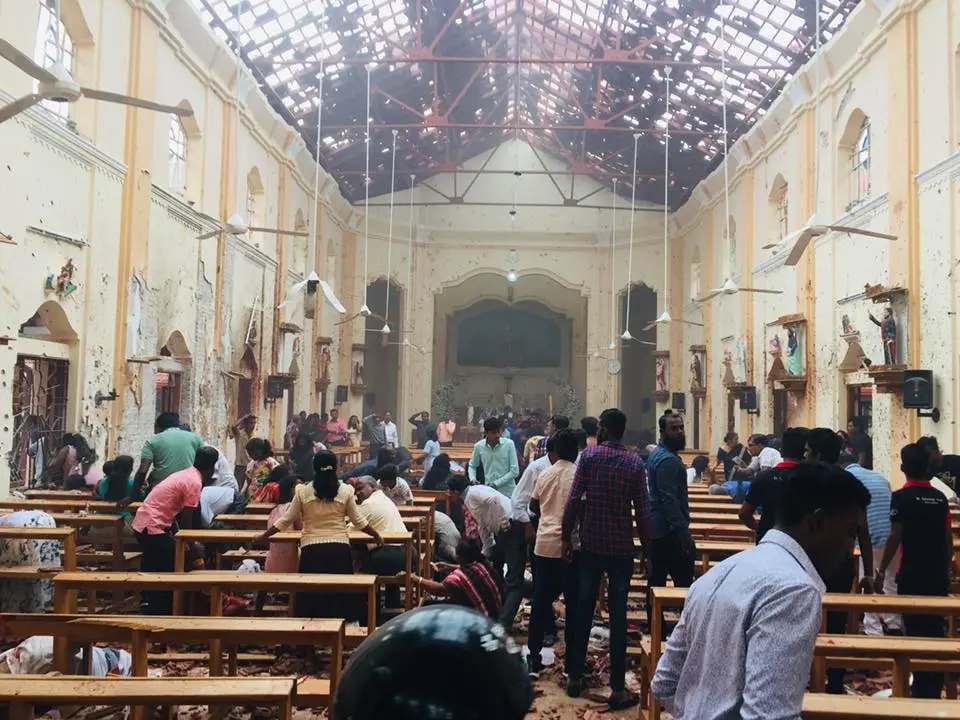 St. Sebasyians church Negombo bomb attack 2.jpg
