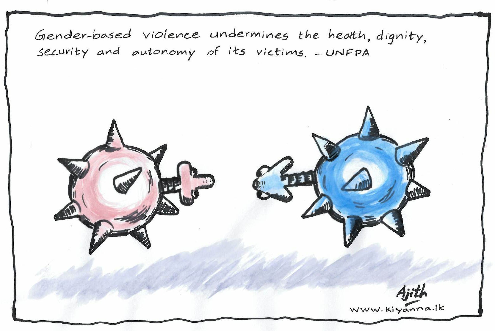 cartoon GBV