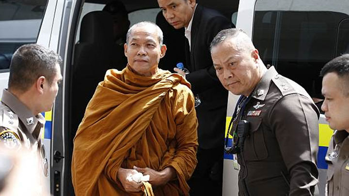Buddhist monks arrested during police raids on Thailands temples jpg