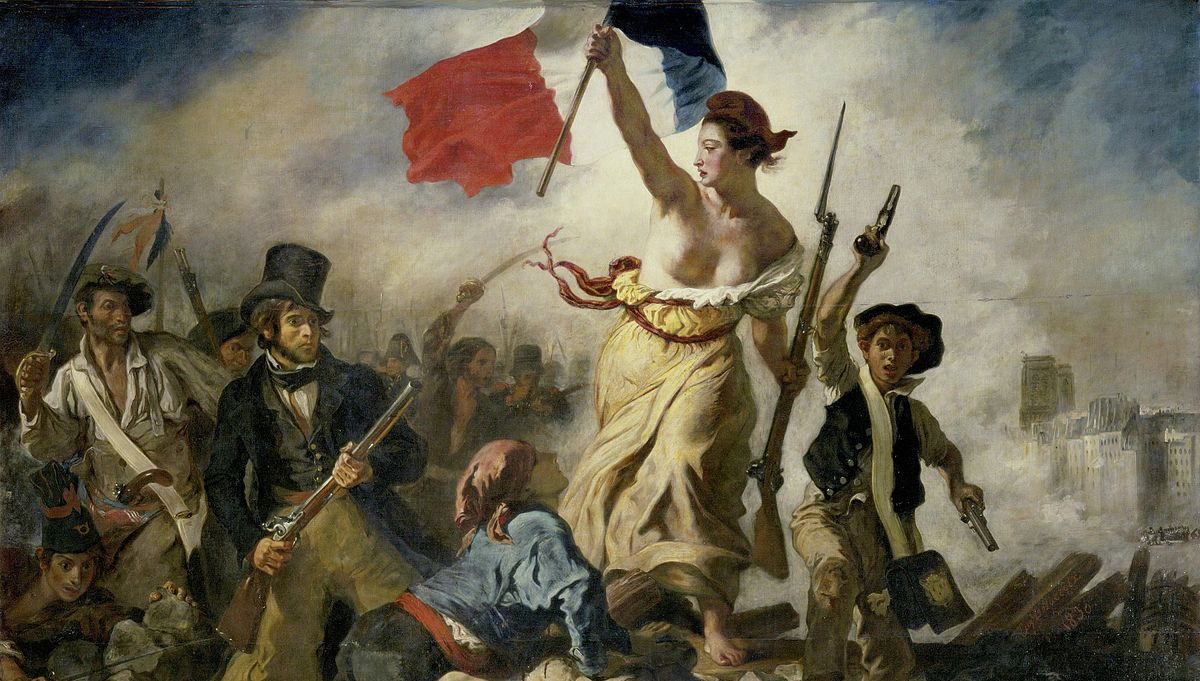 La Liberte guidant le peuple Eugene Delacroix 1830 e1652197478920